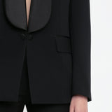 Shawl Collar Tux Jacket In Black