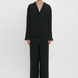 VB Monogram Pyjama Sleep Set In Black