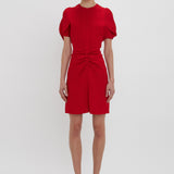 Bela Mini Dress In Carmine