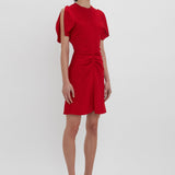 Bela Mini Dress In Carmine