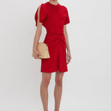 Bela Mini Dress In Carmine