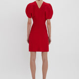 Bela Mini Dress In Carmine