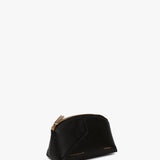 Victoria Mini Travel Pouch In Black Leather