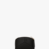 Victoria Mini Travel Pouch In Black Leather