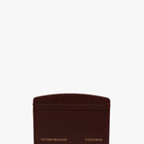 Victoria Card Holder In Burgundy Leather