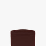 Victoria Card Holder In Burgundy Leather