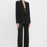 Shawl Collar Tux Jacket In Black