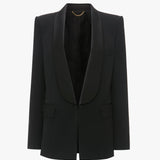 Shawl Collar Tux Jacket In Black