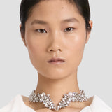Crystal Choker In Silver
