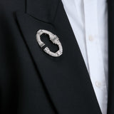 Crystal Brooch