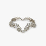 Crystal Choker In Silver