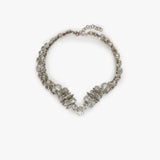 Crystal Choker In Silver