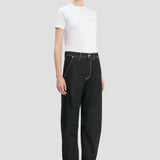 Twisted Slouch Jean In Washed Black