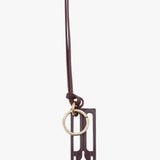 Dorian Keyring In Burgundy