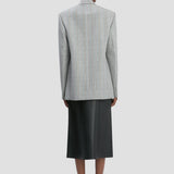 Tailored Jacket In Blue-Grey Check