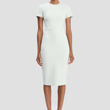 Fitted T-Shirt Dress In Aloe