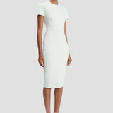 Fitted T-Shirt Dress In Aloe
