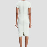 Fitted T-Shirt Dress In Aloe