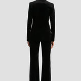 Tailored Jacket In Black Velvet