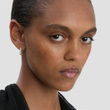 Medium Pavé Crystal Hoop Earrings