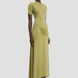 Blaire Midi Dress In Greenfinch