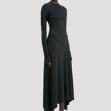 Midi Dress In Black