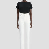 High-Rise Slim Jean In Washed White