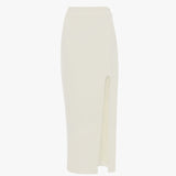 Split Skirt In Ivory