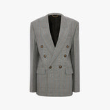 Tailored Jacket In Blue-Grey Check