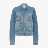 Denim Trucker Jacket In Heritage Blue