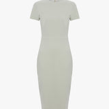 Fitted T-Shirt Dress In Aloe