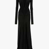 Cut-Out Gown In Black