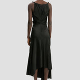 Posy Midi Dress In Black