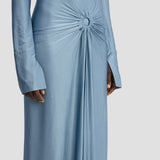 Frances Midi Dress In Stone