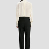 Bib Detail Shirt In Ivory