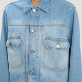Denim Trucker Jacket In Heritage Blue