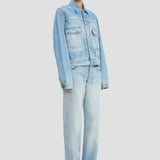 Denim Trucker Jacket In Heritage Blue