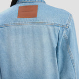 Denim Trucker Jacket In Heritage Blue