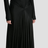Cut-Out Gown In Black