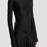 Cut-Out Gown In Black