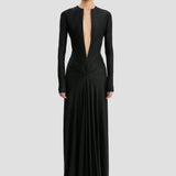 Cut-Out Gown In Black