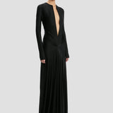 Cut-Out Gown In Black