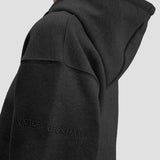Logo Embroidered Hoodie In Black