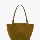Victoria Tote In Cactus Green Suede