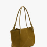 Victoria Tote In Cactus Green Suede