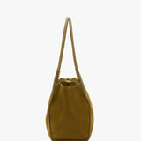 Victoria Tote In Cactus Green Suede