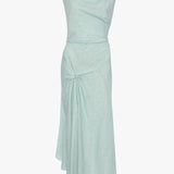 Posy Midi Dress In Aquamarine