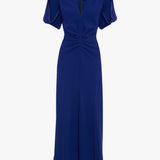Eve Midi Dress In Bright Indigo
