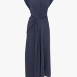 Aria Midi Dress In Eclipse