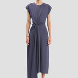 Aria Midi Dress In Eclipse